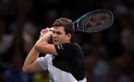 Hubert Hurkacz at the 2022 Paris Masters.